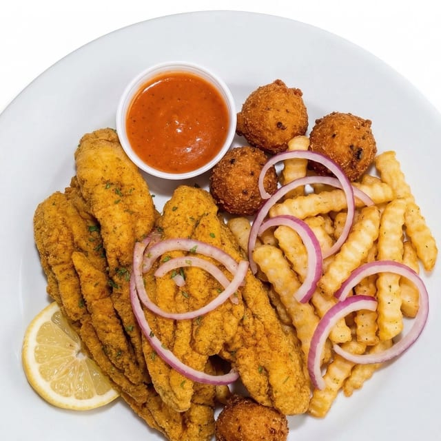 Fries Catfish 3 Pc.