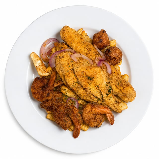 Fish & Shrimp Platter.
