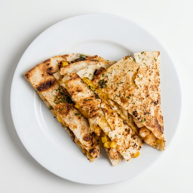 Shrimp Quesadilla.